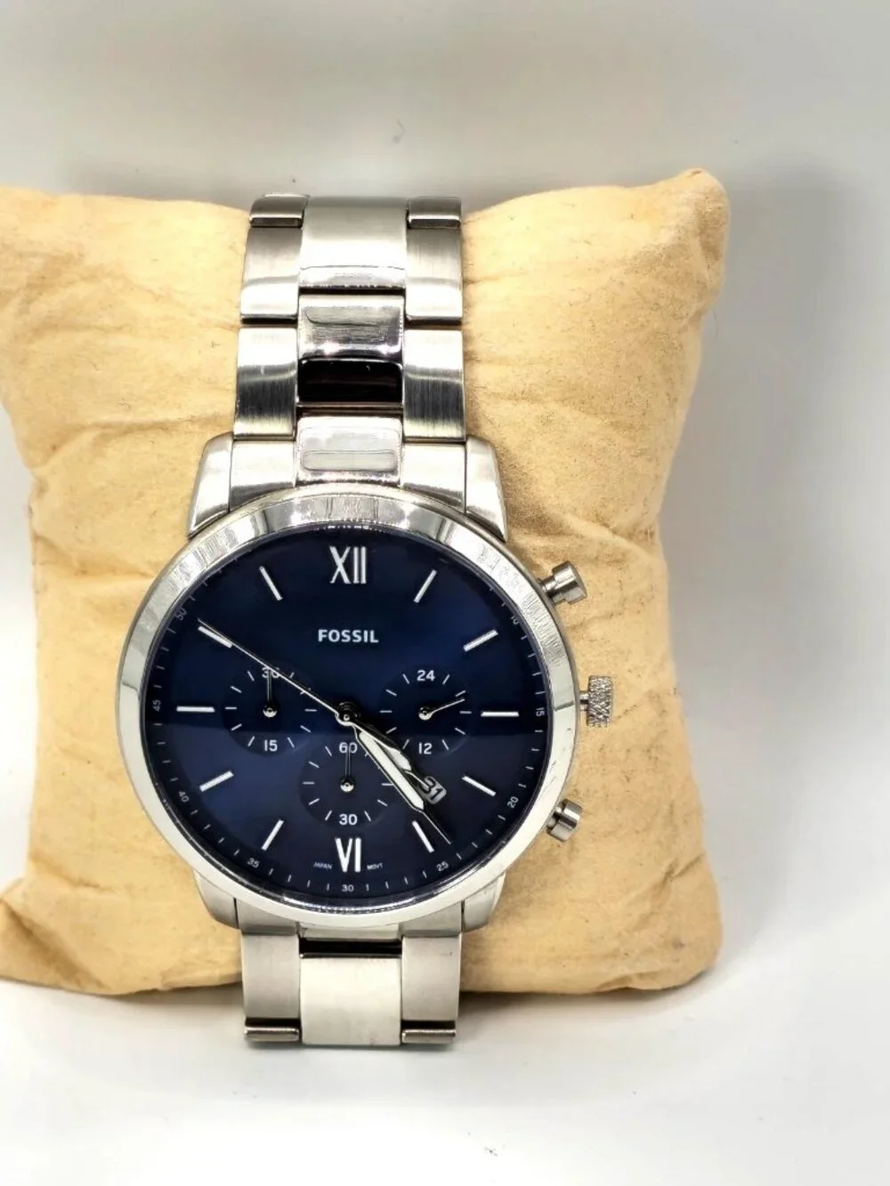 Fossil Fenmore BQ9346 Men's Blue Dial Multifunction Watch 42mm